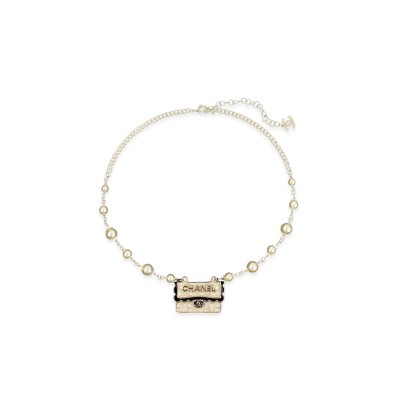 CHANEL CF PENDANT PEARL NECKLACE ABE501